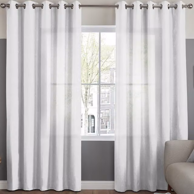 Terrys Eloise Made to Measure Sheer Voile Curtain Panel in White