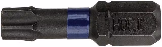 IRWIN Impact Pro Performance TX40 Screwdriver Bits, 25mm, Black, Pack of 2