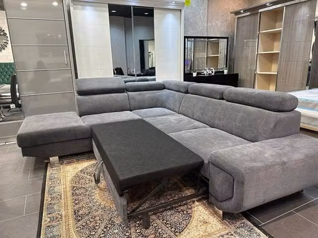 Snugg Furniture UK Limited Sarntic Left Hand Corner Sofa Bed with Storage in Grey