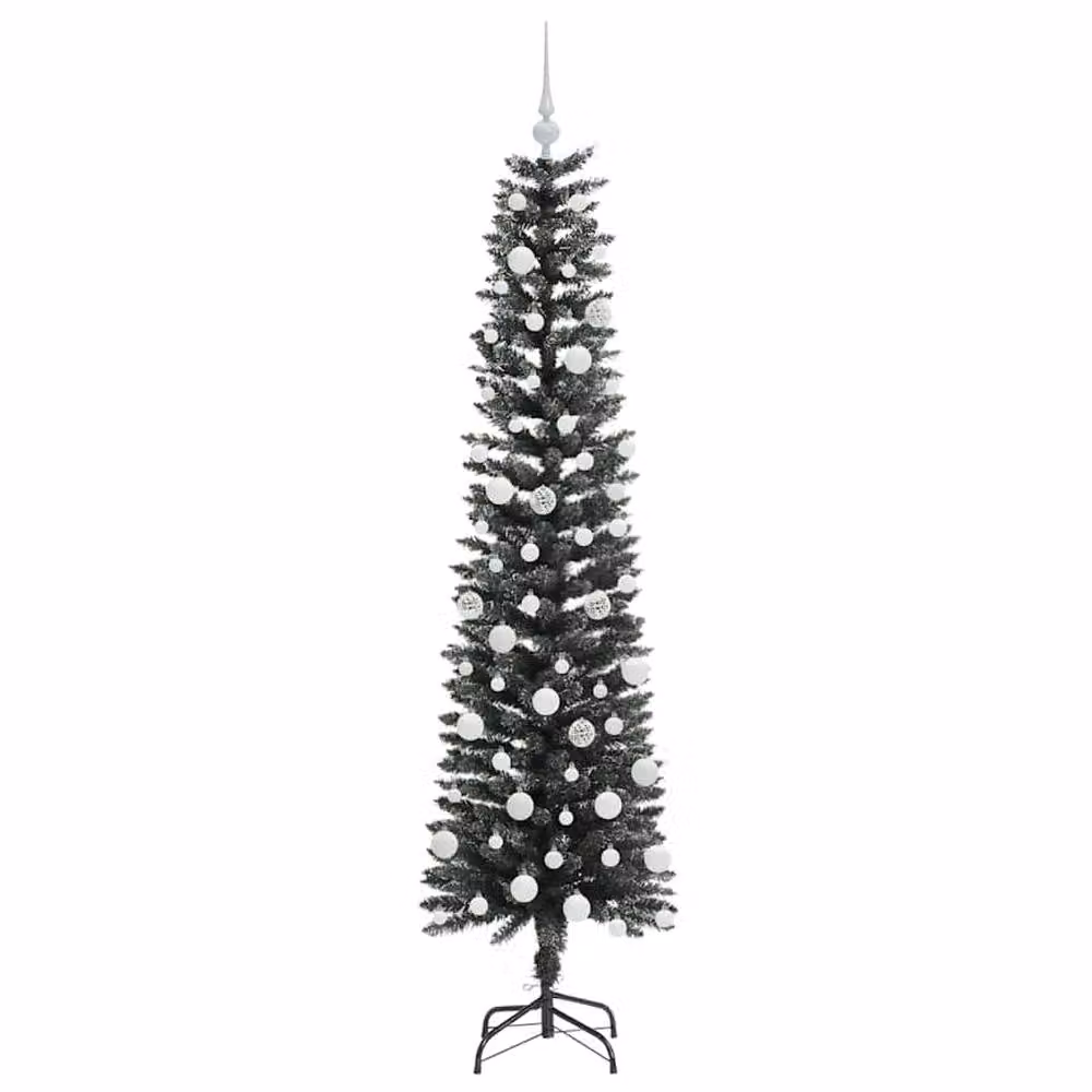 Berkfield Home Elegant Artificial Christmas Tree in Green, H 180 x W 50.5 x D 50.5 cm – 4
