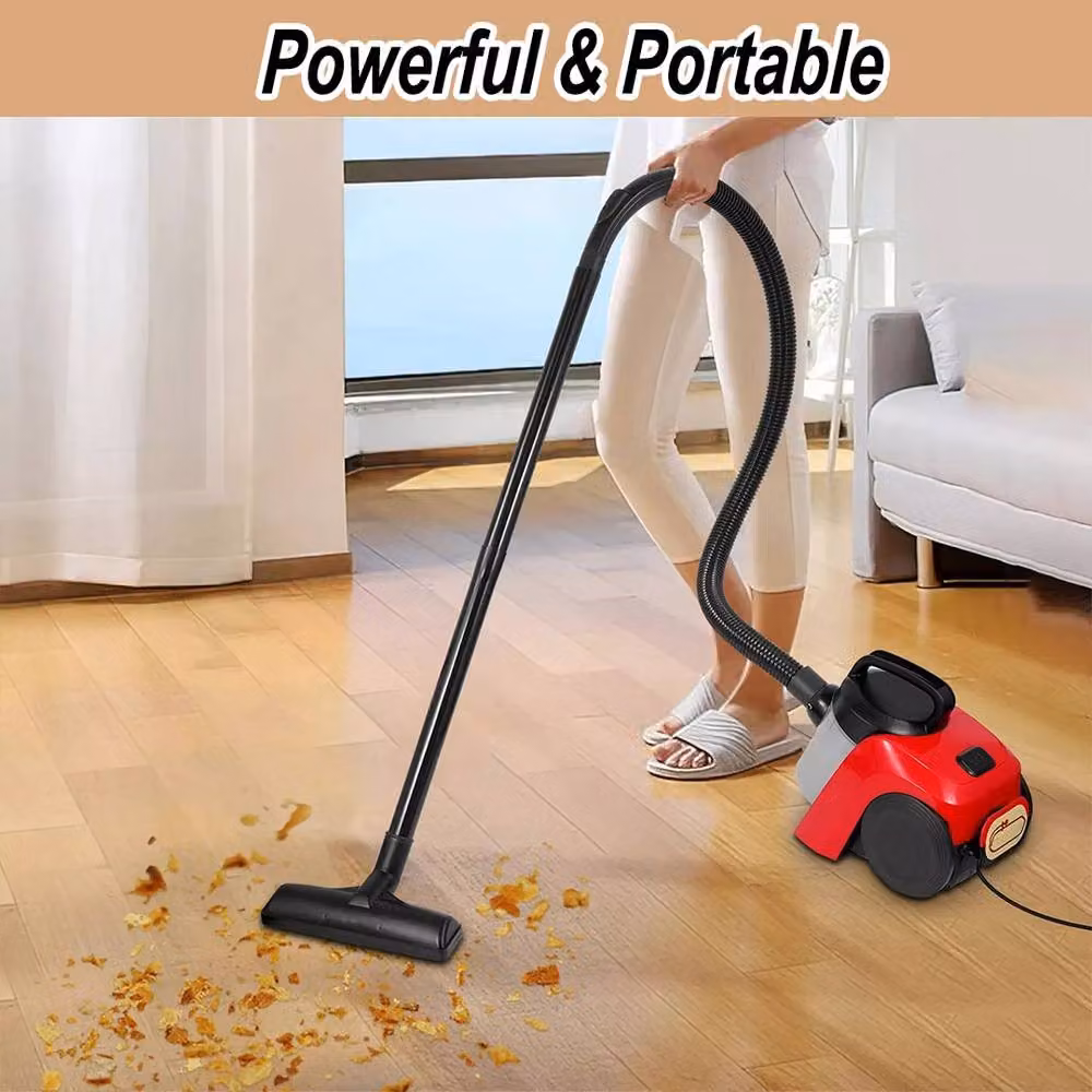 Ventryn Bagless HEPA Cylinder Vacuum Cleaner, Red – 3