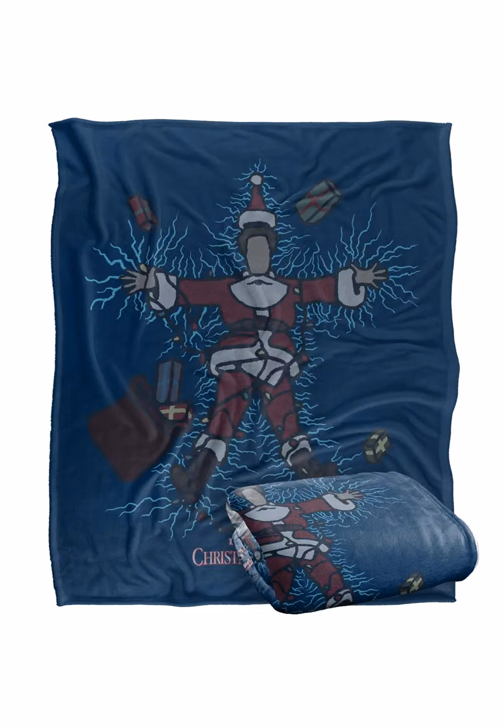 Warner Brothers Christmas Vacation X-Mas Lights Silky Touch Super Soft White Throw Blanket – 2