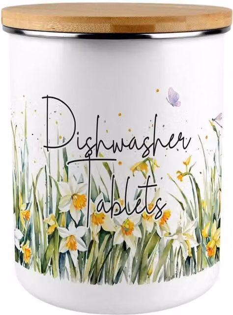 Purely Home Yellow and White Ceramic Dishwasher Safe Product 5056727439482