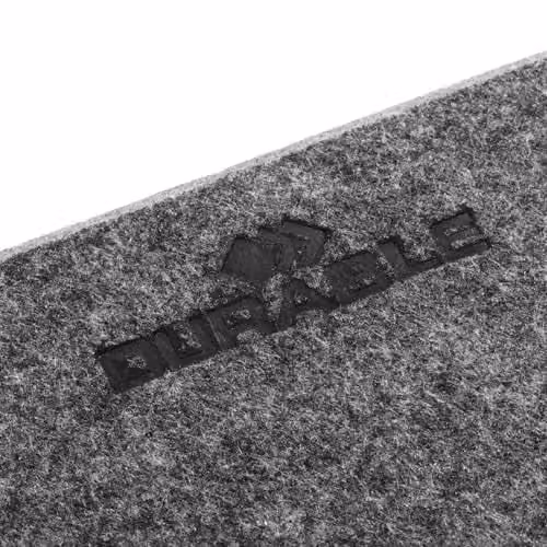 Durable Effect Soft Felt Desk Mat in Grey, W: 70 cm, D: 33 cm – 7