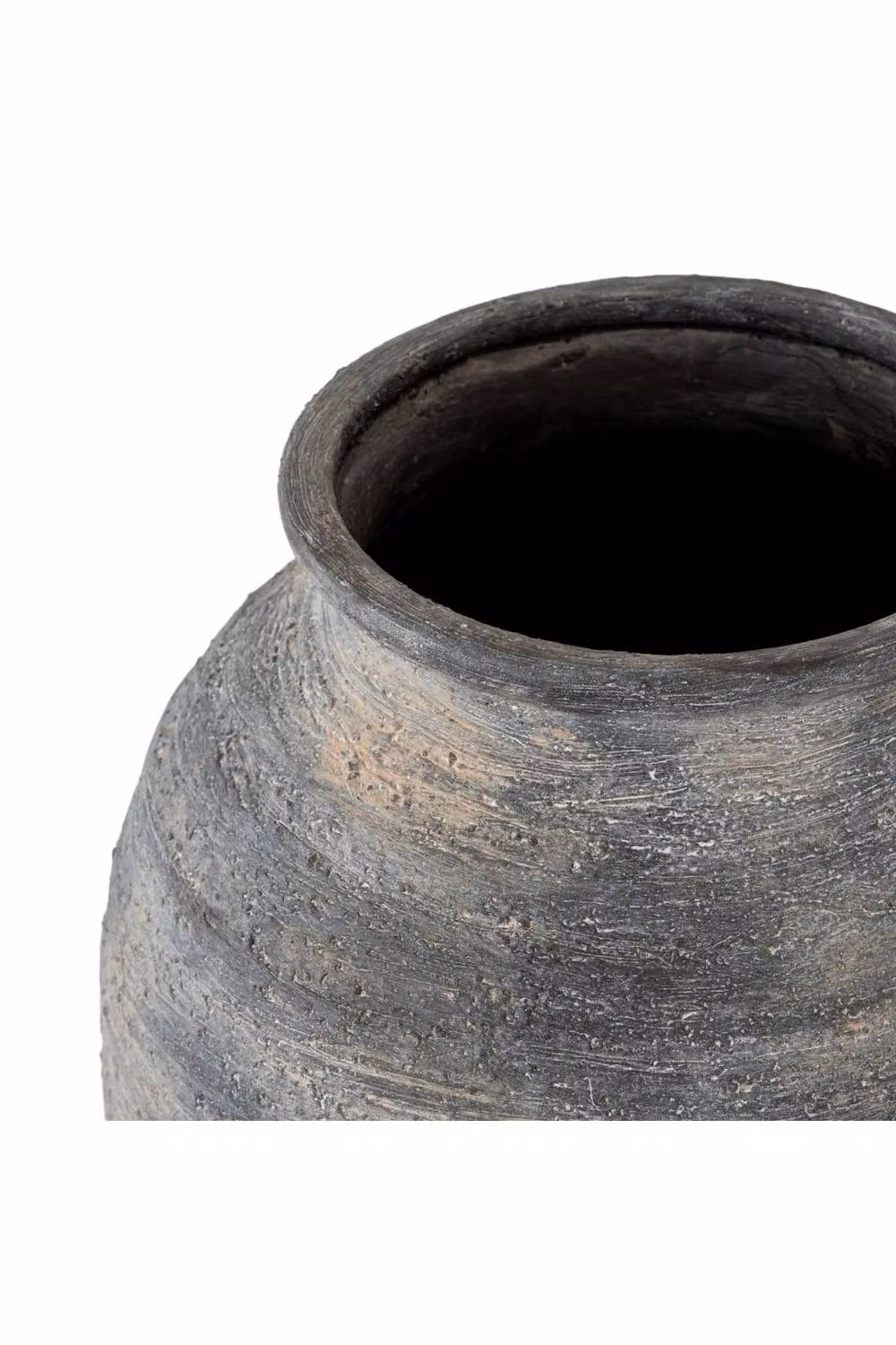 KDMD Marra Medium Olpe Vase, Modern Grey Ceramic Tabletop Decor – 2