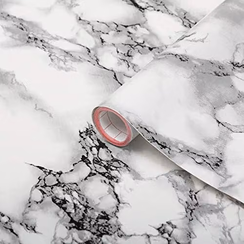 d-c-fix Marmi Knows White Matt Vinyl Wrap Film, W: 67.5 cm, L: 2 m – 1