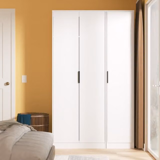 Ready Assembled 2 U Fuji 3 Door Wardrobe in White