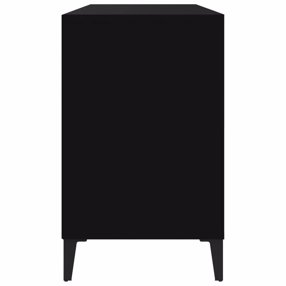 Berkfield Home Modern Black Shoe Cabinet W/D/H: 102 x 36 x 60 cm – 3