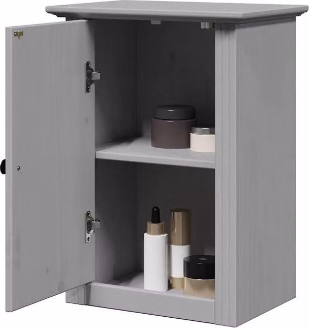 Berkfield Home BODO Grey Bathroom Wall Cabinet, W/D/H: 44 x 30 x 60 cm – 1
