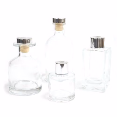 Ancient Wisdom Round Alchemist Reed Diffuser Bottle, 140ml, Transparent White