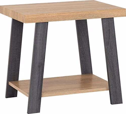 Seconique Eddie Side Table in Grey, W/D/H: 45 x 55 x 60 cm