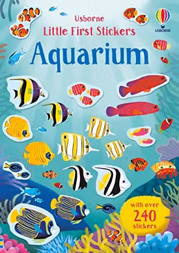 Usborne Little First Stickers Aquarium Multicolour Paper Sticker Book