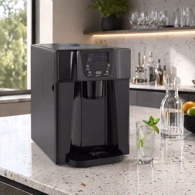 STILVORA Ice Maker and Water Dispenser, 3L, Black – 1