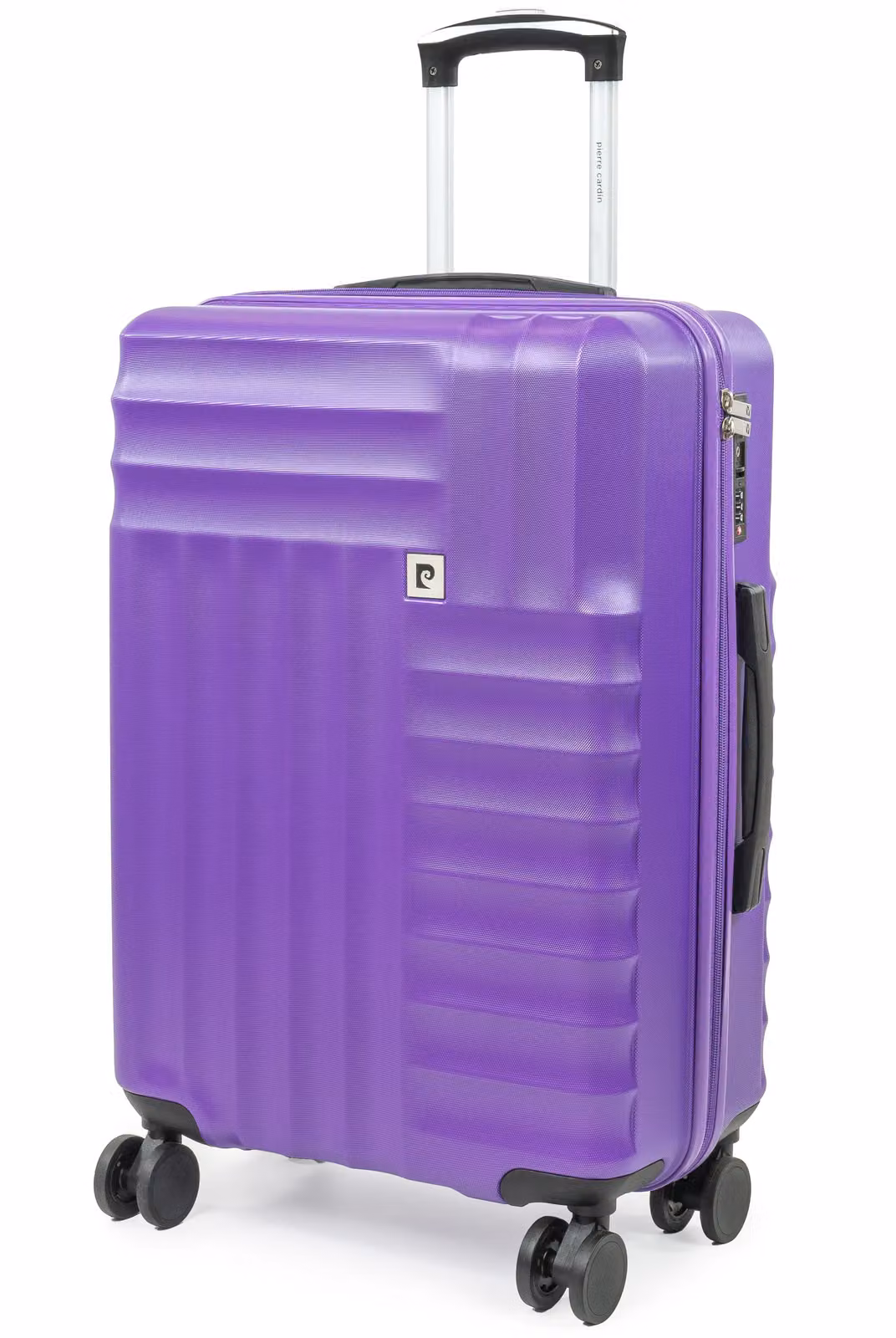 Pierre Cardin Soleil 3-Piece Hard Sided Wheeled Suitcase Set with TSA Locks, Purple – 5