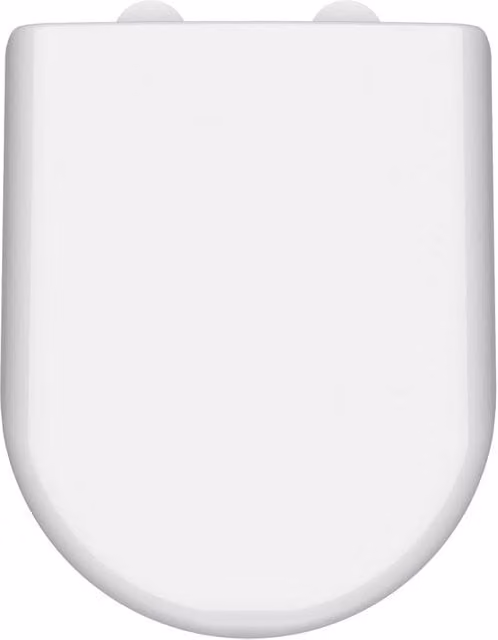 Balterley D-Shaped Soft Close Gloss White Toilet Seat