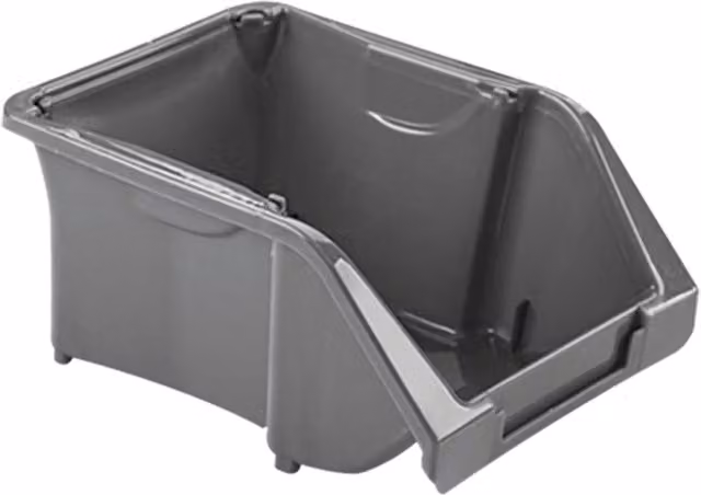 Saber Large Storage Bin in Grey