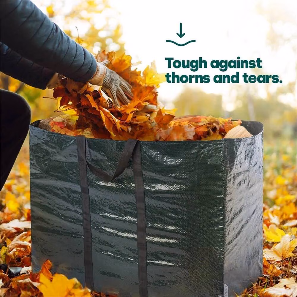 Nordara Set of 2 Heavy Duty Garden Waste Bags, 150L, Green – 4