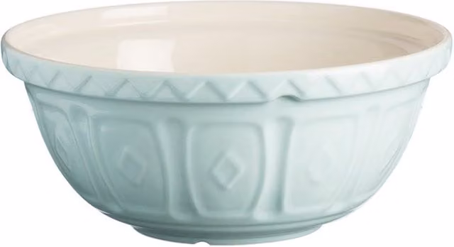 Mason Cash Colour Mix Ceramic Round Mixing Bowl, Blue, Diameter: 29 cm – 1
