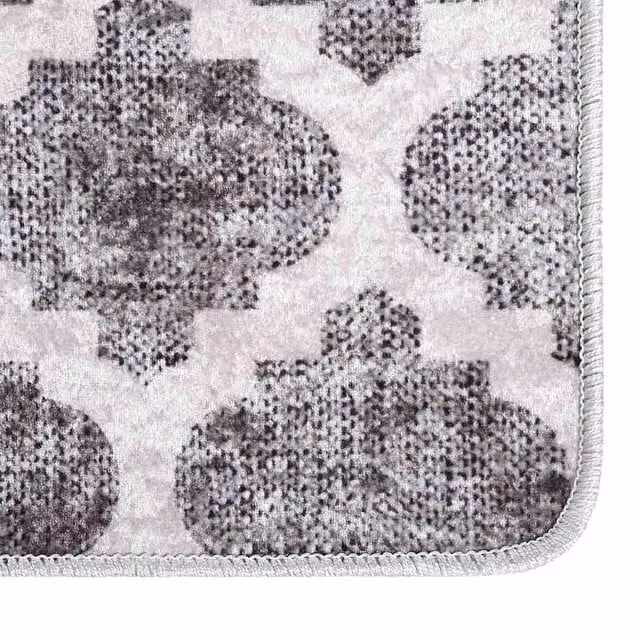 Berkfield Home Washable Round Anti Slip Multicolour Rug, Diameter: 100 cm