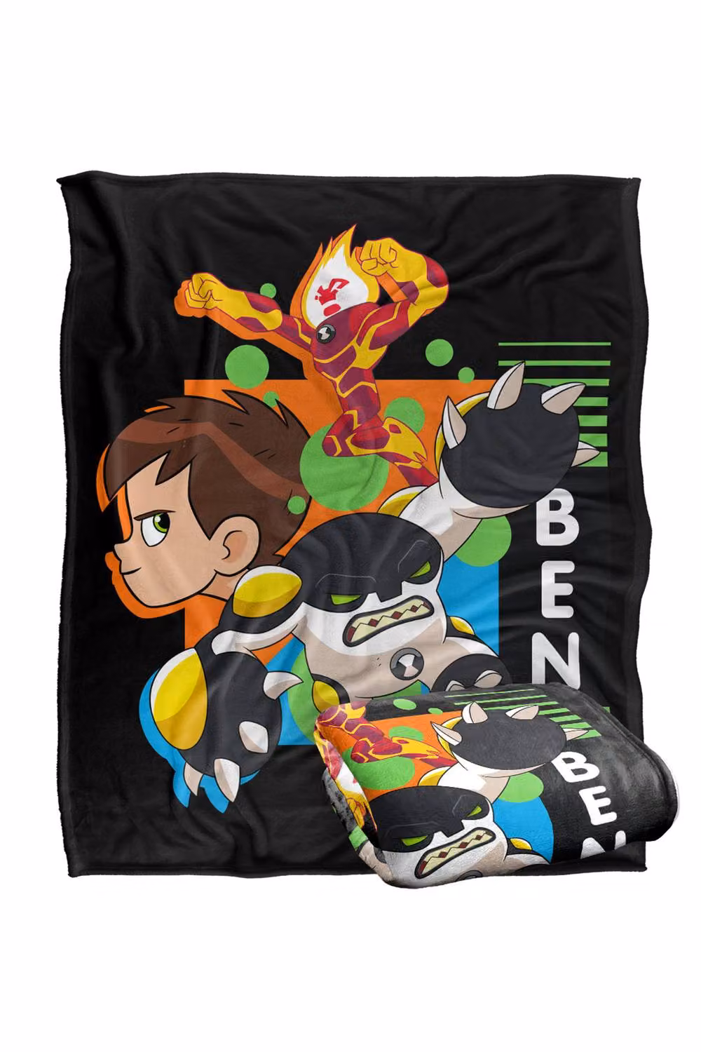 Cartoon Network Ben 10 The Vibe Extra Large Super Soft Fluffy Polyester Throw Blanket in Multicolour – 2