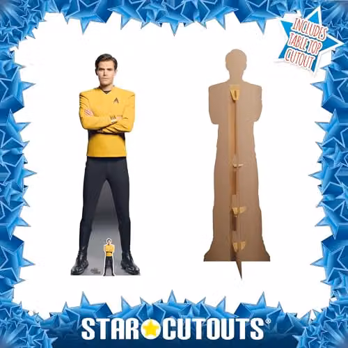 Star Cutouts SC4833 Star Trek Captain James T. Kirk Lifesize Cardboard Cutout, Height: 180 cm – 5