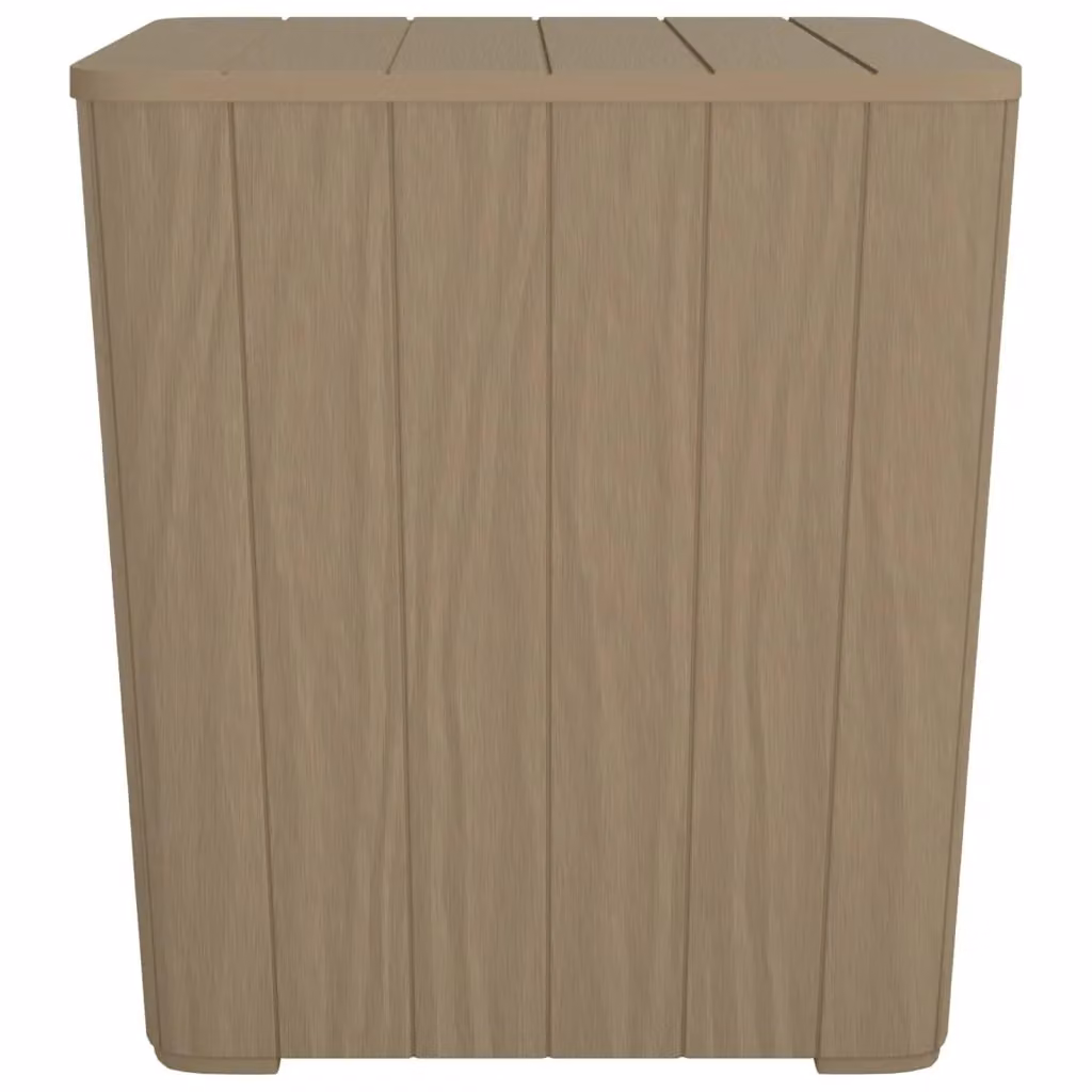 Berkfield Home Modern Garden Table with Removable Lid and Cushion Storage in Brown Polypropylene – 2