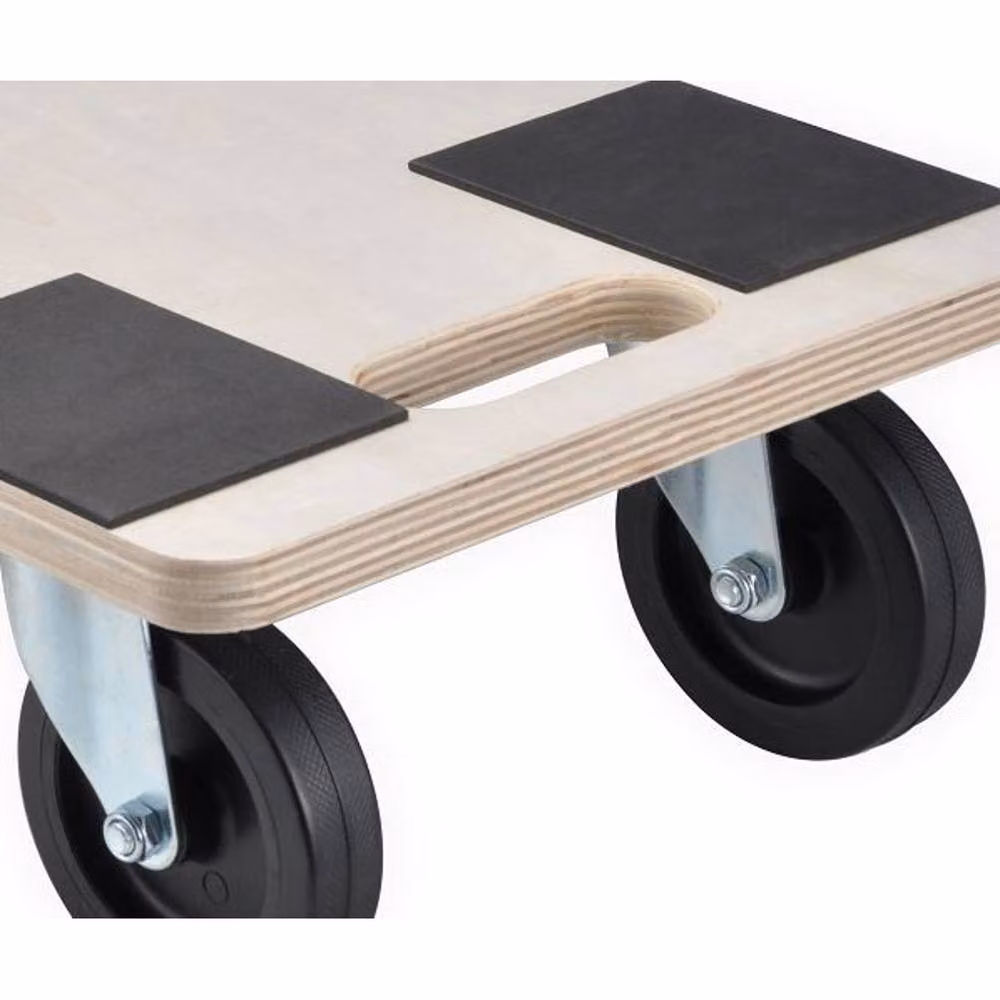 EONLION Heavy Duty MDF Furniture Mover Trolley in Beige, W: 52.0 cm x D: 29.0 cm – 2