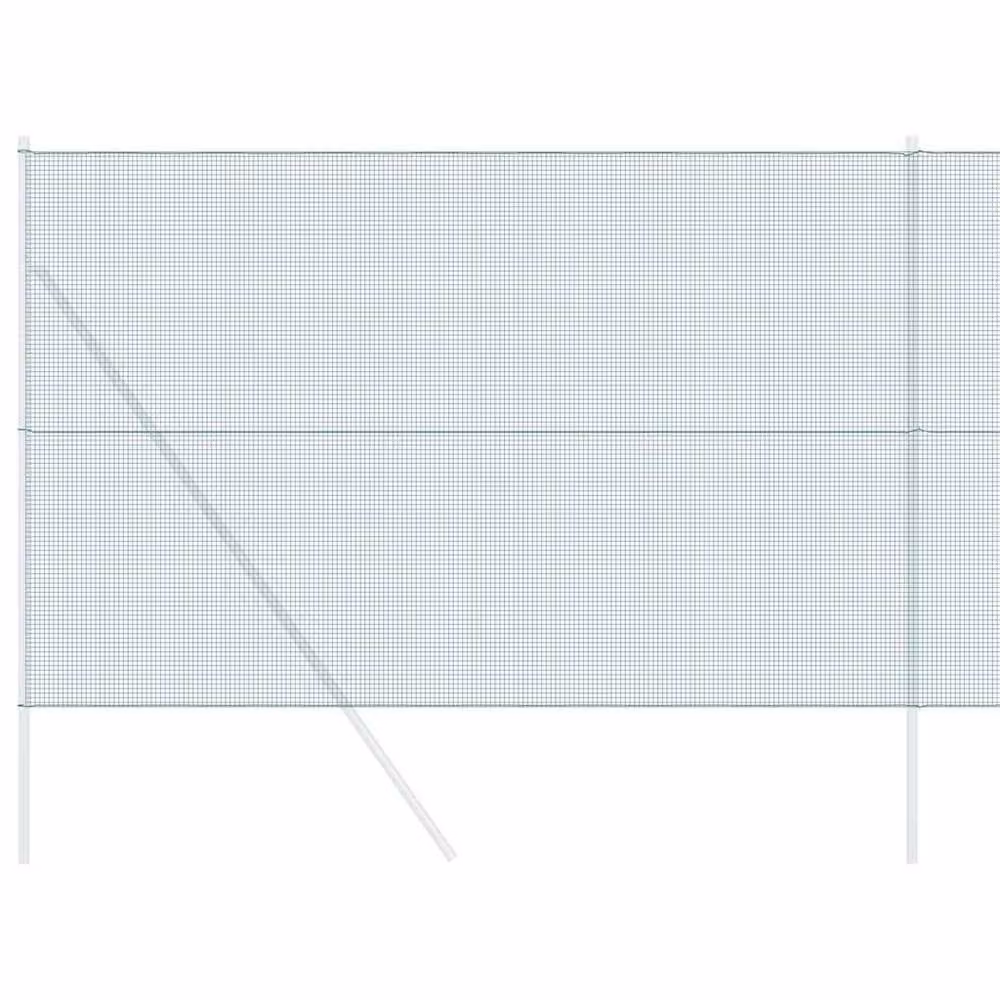 Berkfield Home Green PVC Coated Steel Welded Wire Fence, H: 1.6 m x W: 25 m – 3