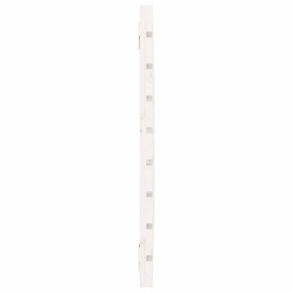 Berkfield Home White Rustic Solid Wood Pine Wall Headboard W/D/H: 96 x 3 x 63 cm – 2