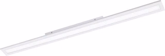 Loops White LED Flush Ceiling Light with Remote Control and Included Bulb – 1