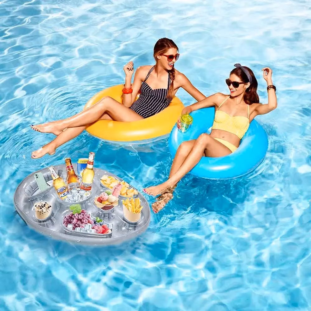 Smartbies Inflatable Floating Drink Holder in Grey – 5