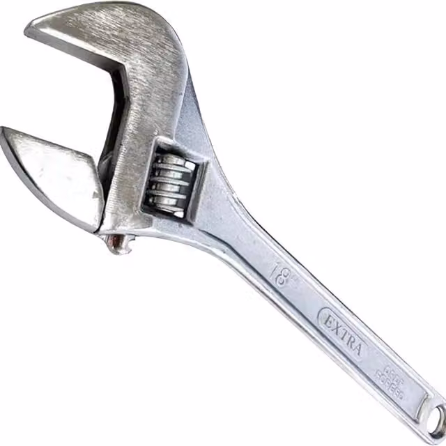 Garden Mile 18 inch Adjustable Spanner in Silver
