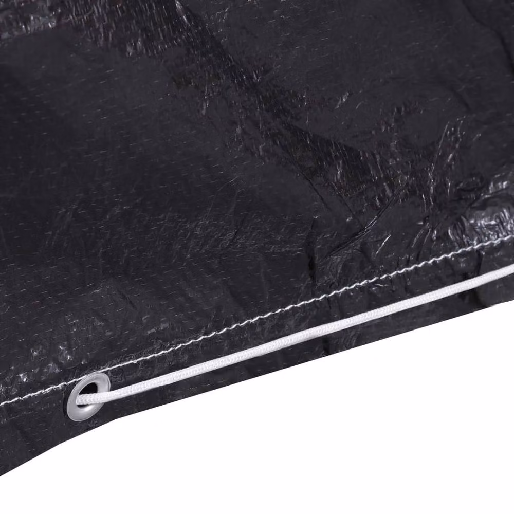 Berkfield Home Durable Garden Furniture Cover with 7 Eyelets, Black, W/D/H: 225 x 143 x 90 cm – 2