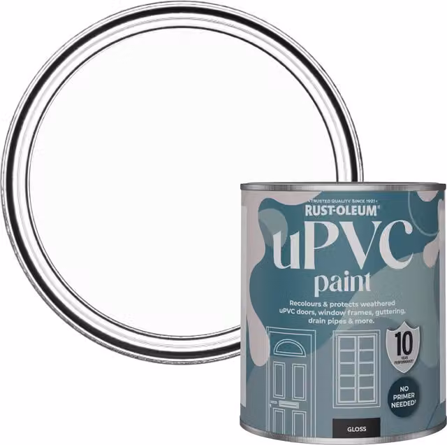 Rust-Oleum UPVC Paint in Gloss Finish, Moonstone, 0.75 l