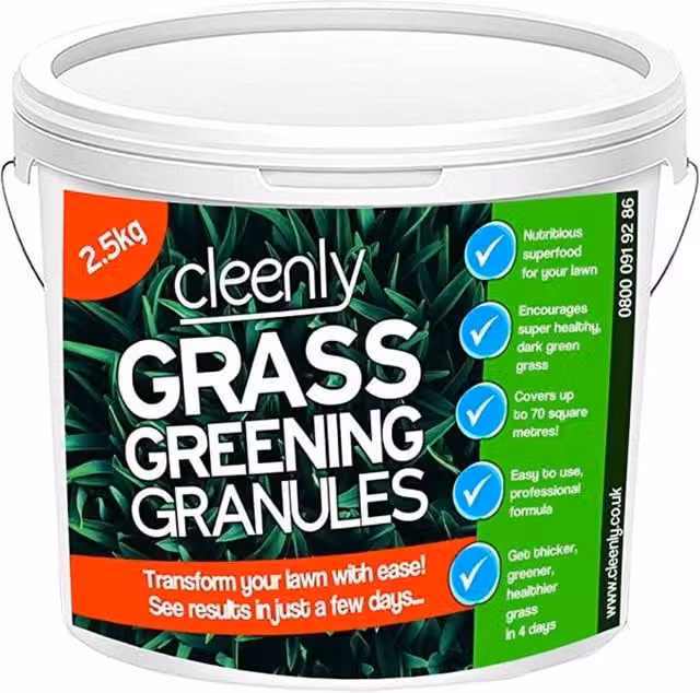 Cleenly Grass Greening Granules Lawn Fertiliser, 2.5kg – 1