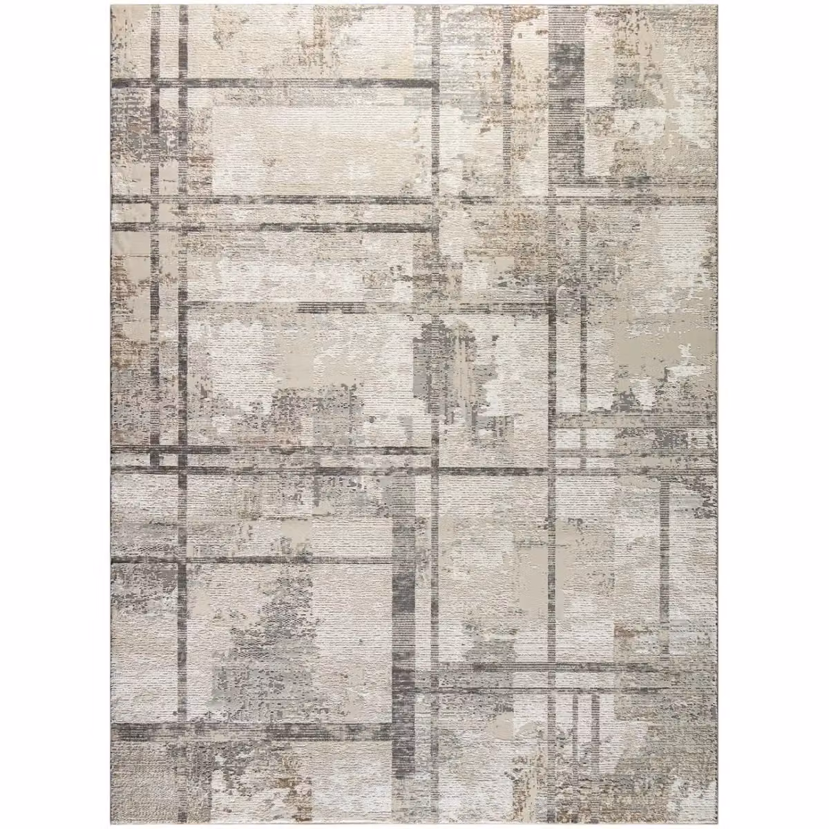 The Rug Shop UK Modern Abstract Multicolour Polyester Area Rug, W: 240 cm, D: 300 cm – 4