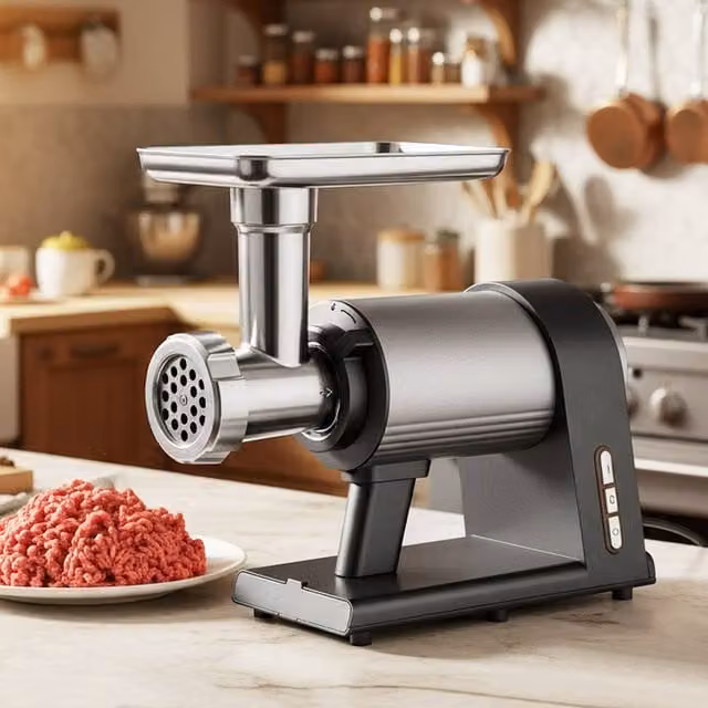Costway 2000W Electric Meat Grinder and Sausage Stuffer Maker in Silver – 1