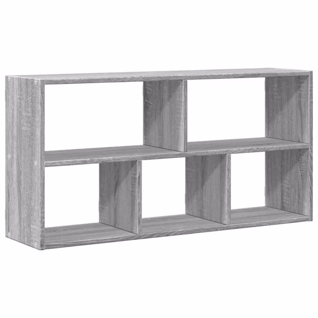 Berkfield Home Wall Mounted Shelf in Grey, W/D/H: 100 x 25 x 50 cm – 2