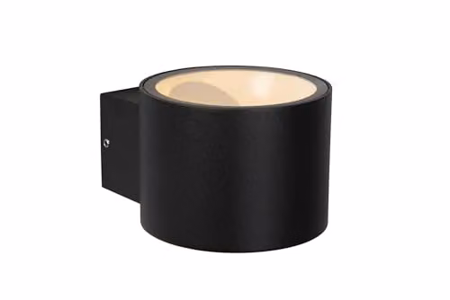 Lucide Oxford Modern Up and Down Outdoor Wall Light, Black, IP54, G9