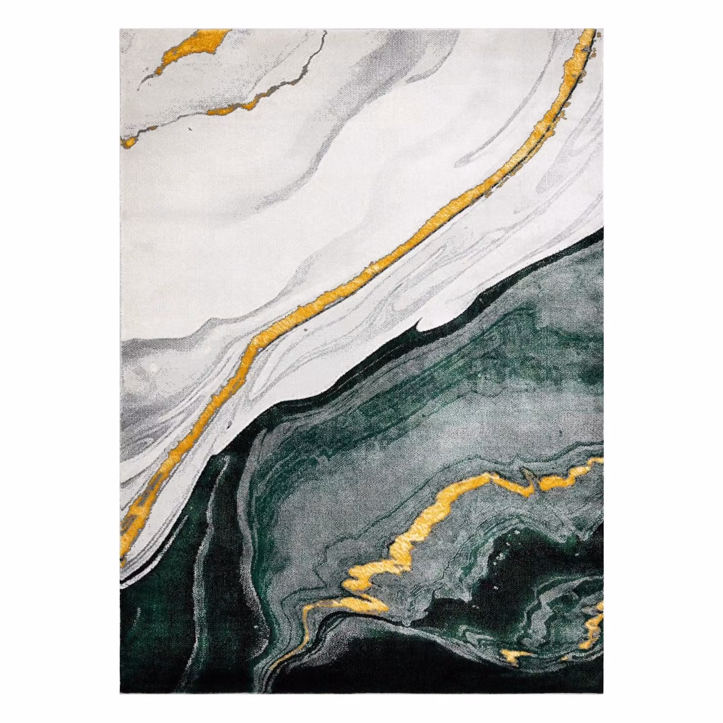 RugsX Emerald Glamour Rug in Green, W: 240 cm, D: 330 cm – 3