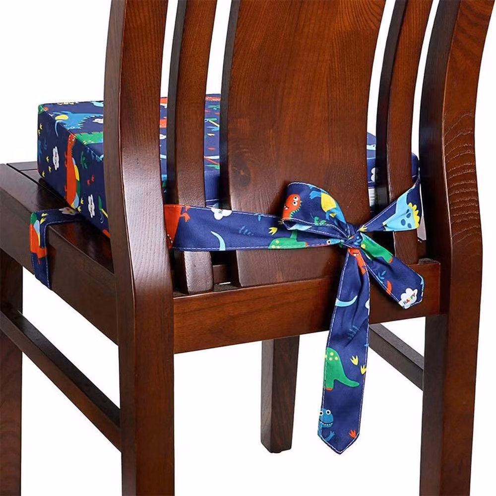 NESTLUNE Dinosaur Baby Booster Highchair Pad and Seat Cushion, Multicolour and White – 5