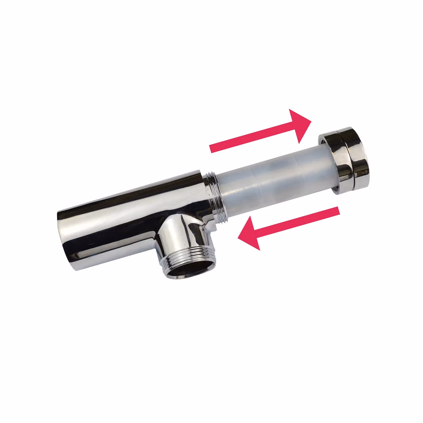 Nes Home Silver Brass Bottle Trap and Push Open Slotted Waste for Bathroom Basins – 2