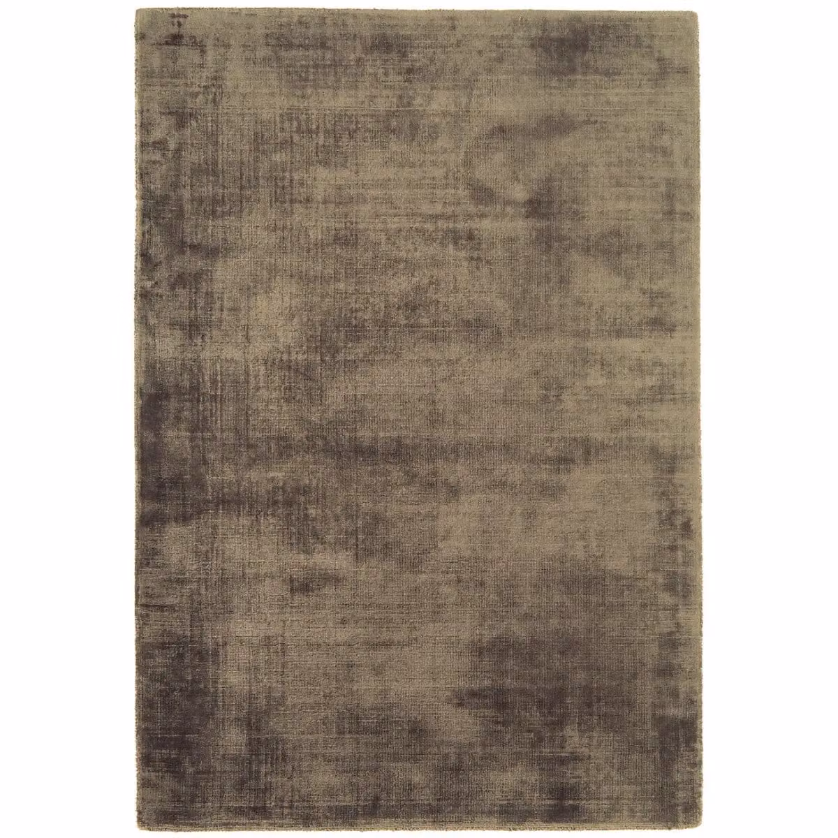 The Rug Shop UK Handmade Modern Plain Easy To Clean Viscose Area Rug in Grey, W: 160 cm, D: 230 cm – 4