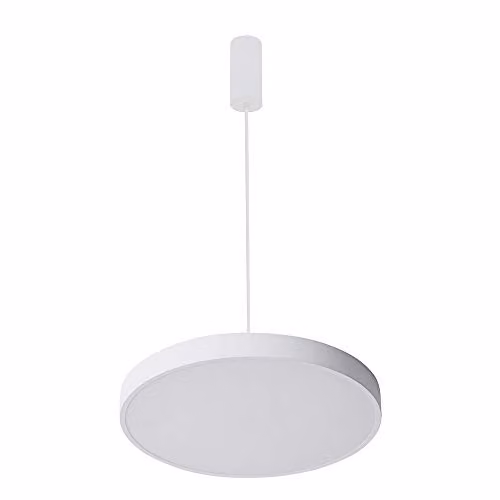 Netlighting Modern LED Suspended Pendant Light in White with Warm White 3000K 3600lm