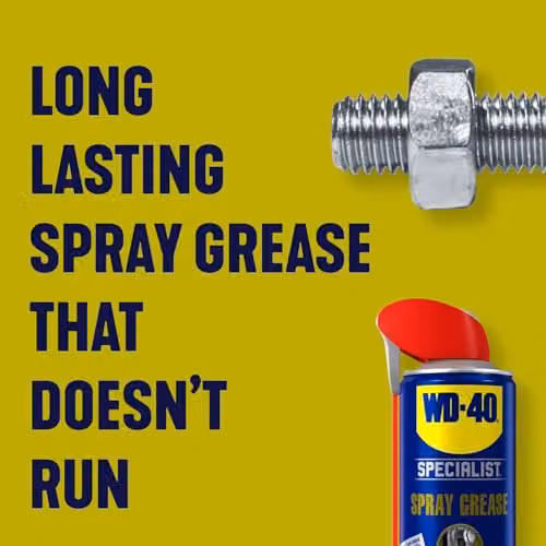 WD-40 Specialist Spray Grease 400ml Multi-Purpose Aerosol Lubricant – 4