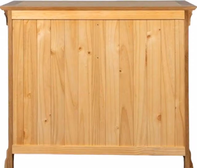 Elm Home And Garden Rustic Solid Oak 4+3 Chest of Drawers in Light Oak Brown, W: 110.0 cm, H: 90.0 cm, D: 43.0 cm