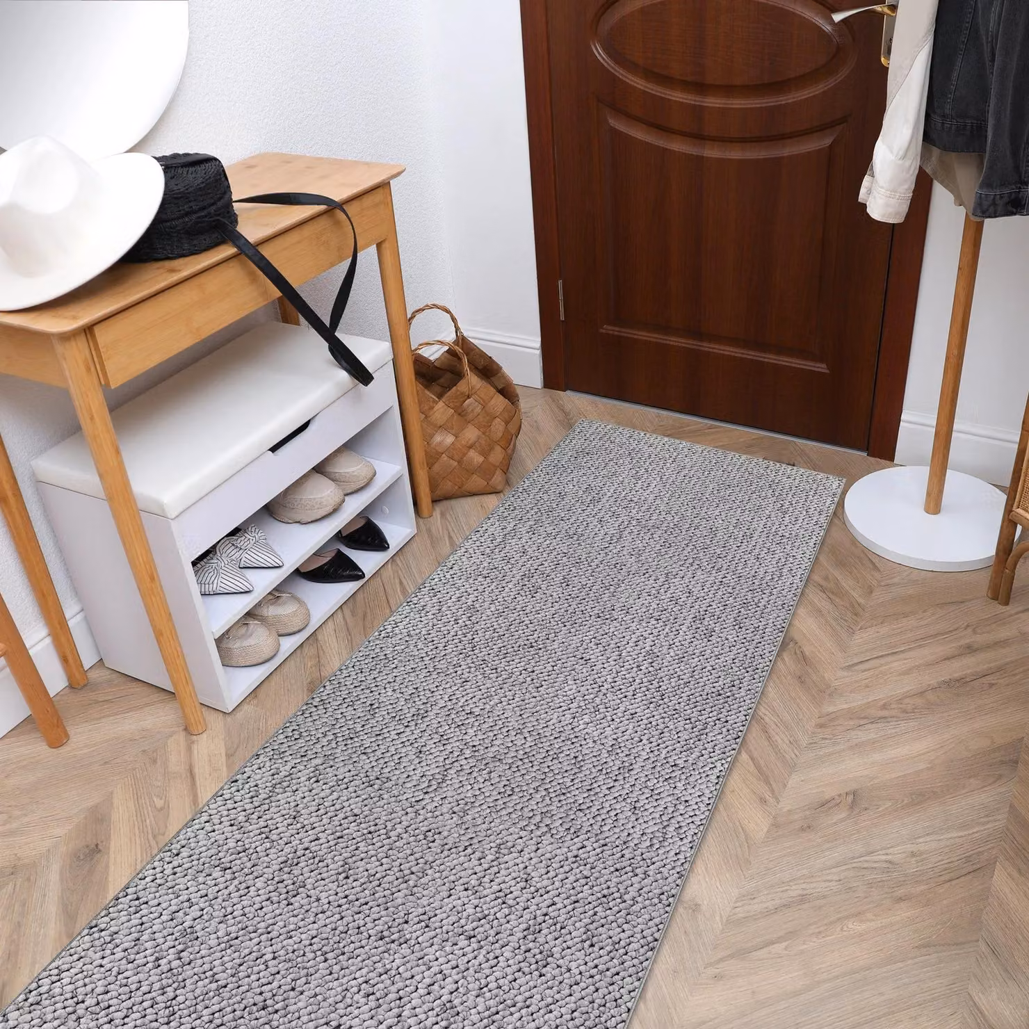 RugsX Casablanca 920 Runner in Grey, W: 100 cm, L: 330 cm – 2