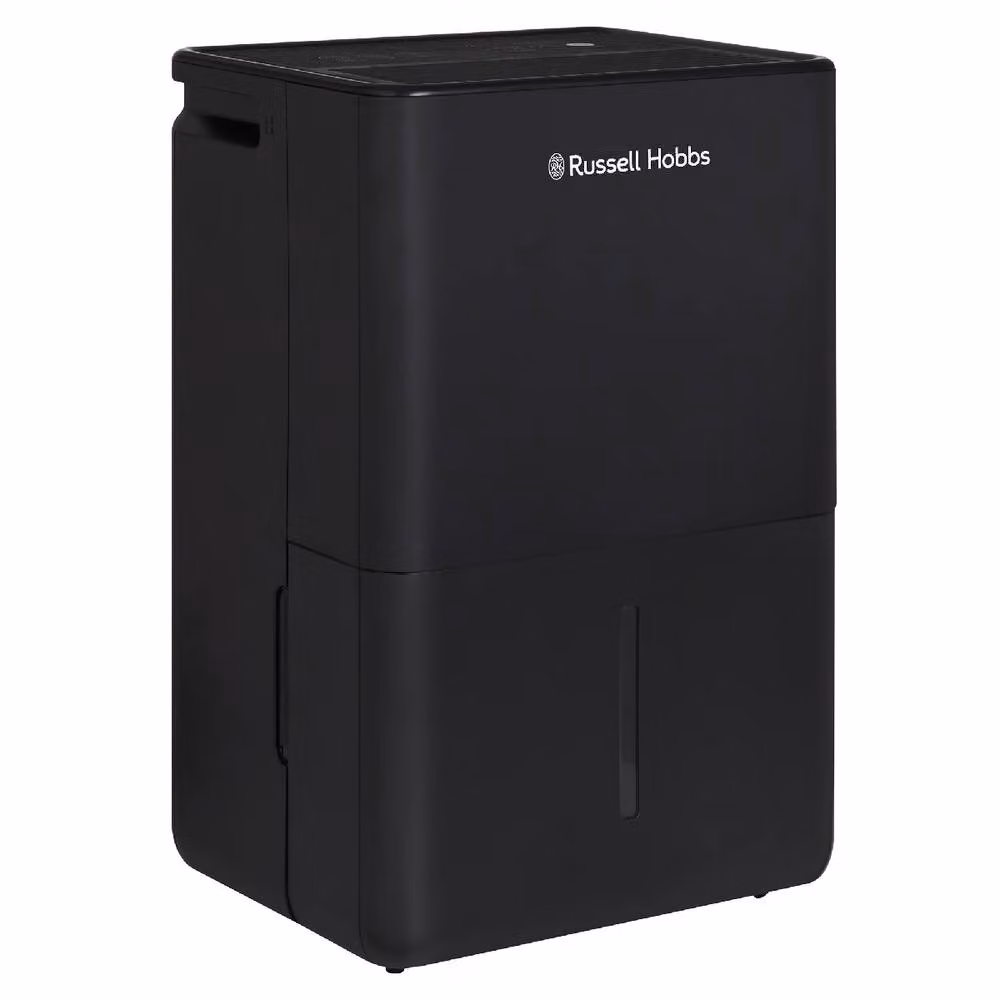 Russell Hobbs RHDH1002 Dehumidifier in Black, 10L/Day Capacity for Damp, Mould and Clothes Drying in Rooms up to 30m2 – 8