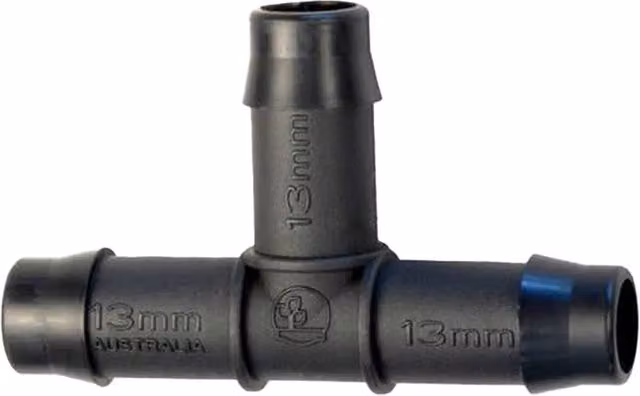 Hozelock Black Plastic T-Piece Pipe Connector, Pack of 5