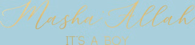 Peacock Supplies Luxury Foiled Baby Boy Greeting Card in Blue and Gold